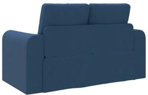 Sofa bed niebieski 148 x 71 x 83 cm tkanina