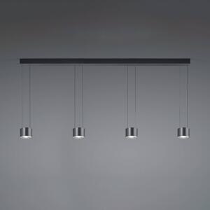 BANKAMP Impulse Flex żyrandol LED 4-pkt. czarny