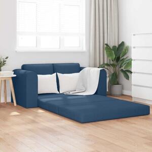 Sofa bed niebieski 148 x 71 x 83 cm tkanina