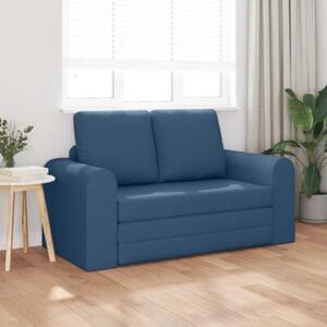 Sofa bed niebieski 148 x 71 x 83 cm tkanina