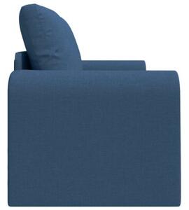 Sofa bed niebieski 148 x 71 x 83 cm tkanina