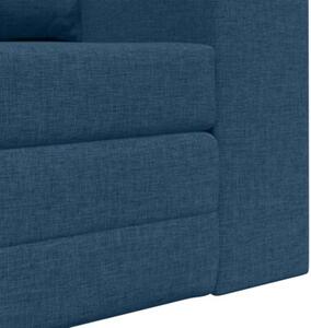 Sofa bed niebieski 148 x 71 x 83 cm tkanina