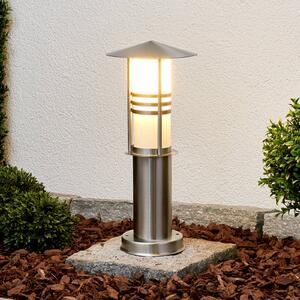 Lindby Lampa cokołowa ze stali nierdzewnej Erina, 40 cm