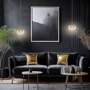 Lampa wisząca Vaso Milagro Lighting, kremowy / amber, salon / jadalnia, szkło, nowoczesny