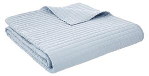 Niebieska narzuta pikowana 230x220 cm Quilted Lines – Bianca