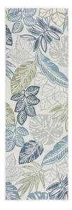 Zielono-niebieski dywan odpowiedni na zewnątrz 80x230 cm Bella Leaf – Flair Rugs