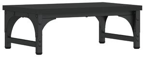 Czarna minimalistyczna nadstawka na biurko - Redgun 3X