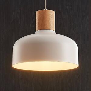 Lampa wisząca Carlise Lindby, możliwość ściemniania, biały / opal, salon / jadalnia, metal, skandynawski