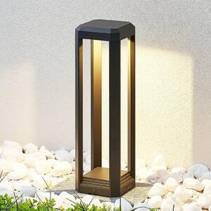 Lucande Lampa cokołowa LED Fery, antracyt, 50 cm