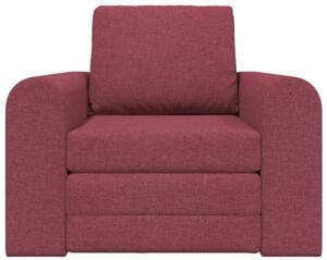 Sofa bed czerwone wino 98 x 71 x 83 cm tkanina