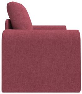Sofa bed czerwone wino 98 x 71 x 83 cm tkanina