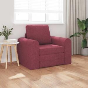Sofa bed czerwone wino 98 x 71 x 83 cm tkanina