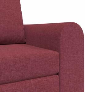 Sofa bed czerwone wino 98 x 71 x 83 cm tkanina