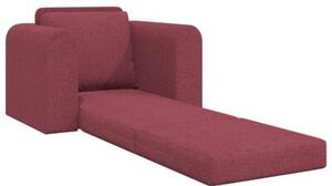 Sofa bed czerwone wino 98 x 71 x 83 cm tkanina