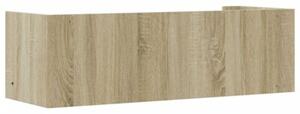 Półka ścienna, dąb sonoma, 100x35x30,5 cm