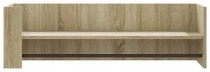 Półka ścienna, dąb sonoma, 100x35x30,5 cm