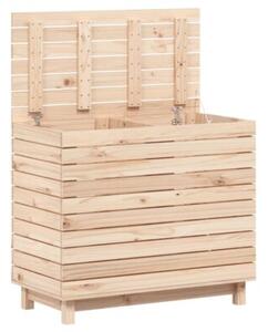 Kosz na pranie, 88,5x44x76 cm, lite drewno sosnowe