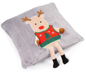 4Home Świąteczna poszewka na poduszkę Xmas Reindeer, 40 x 40 cm