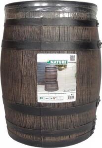 Zbiornik na wodę deszczową NATURE, okrągła beczka (model z beczką na whisky) 50 litrów