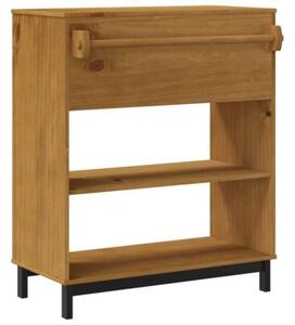 Stolik barowy flam, 92x45x110 cm, lite drewno sosnowe