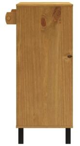 Stolik barowy flam, 92x45x110 cm, lite drewno sosnowe