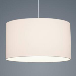Helestra Lampa wisząca Certo, możliwość ściemniania, biały / opal, salon / jadalnia, tkanina / materiał / jedwab, nowoczesny