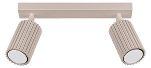 Dwupunktowy plafon taupe W6-T78