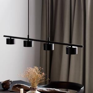 Nordlux Lampa wisząca Clyde, możliwość ściemniania, czarny, salon / jadalnia, metal, nowoczesny