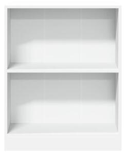 Szafka na książki, biała 60x24x76 cm, materiał drewnopochodny