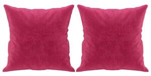 Sofa 3-osobowa z poduszkami, winna czerwieÅ, 180 cm, aksamit
