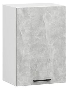 Wisząca szafka do kuchni z półkami w kolorze beton G9-H34