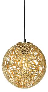 Lampa wisząca Art Deco złota - Maro Oswietlenie wewnetrzne