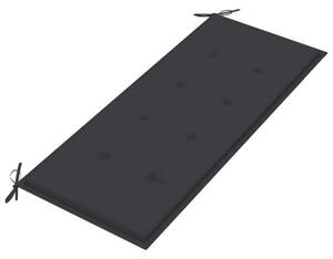Ławka ogrodowa z poduszką, 120 cm, bambusowa