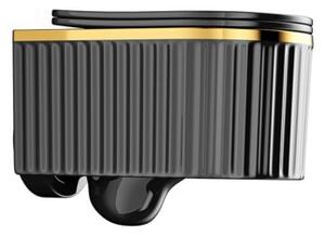 Miska WC HYDROSAN LUMA-BL-GL-RIM-03 Owalny Czarny połysk