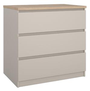Kremowa komoda 77x76x50 cm Naia – Tvilum