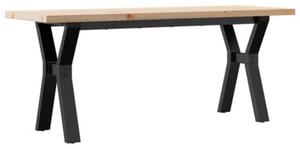 Stolik kawowy z nogami w kształcie litery y, 110x40x45,5 cm