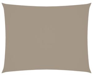 Prostokątny żagiel ogrodowy, tkanina oxford, 2,5x4 m, taupe