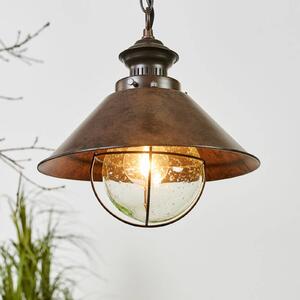 FARO BARCELONA Lampa wisząca Nautica o antycznym wyglądzie 26 cm