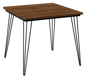Stół 80x80 cm kwadratowy nierozkładany, blat 3,6 cm, nogi Metalowe „ Hairpin legs ” I ArtDHome