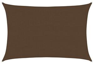 Żagiel przeciwsłoneczny, 160 g/m², brązowy, 4x5 m, hdpe