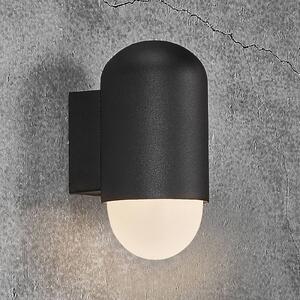 Nordlux Kinkiet zewnętrzny Heka, czarny, aluminium, wysokość 21,6 cm