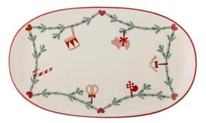 Kamionkowa taca ze świątecznym motywem 23x38,5 cm Yule – Bloomingville