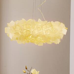 Slamp Lampa wisząca designerska Clizia, możliwość ściemniania, biały / opal, salon / jadalnia, tworzywo sztuczne, design