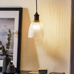 Westinghouse Lampa wisząca szklana 6338540, możliwość ściemniania, brązowy / mosiężny, salon / jadalnia, szkło, dworkowy / rustykalny
