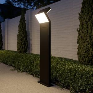 Słupek oświetleniowy LED Havin Arcchio, czarny, aluminium, nowoczesny