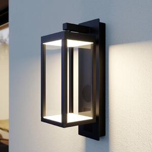 Kinkiet zewnętrzny LED Ferdinand Lucande, czarny, aluminium, nowoczesny