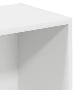 Regał na książki, biały, 40x30x152 cm, materiał drewnopochodny