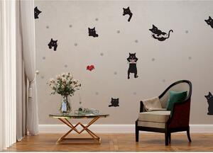 Dekoracja samoprzylepna Cats, 42,5 x 65 cm