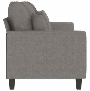 Sofa 3-osobowa, kolor taupe, 180 cm, tapicerowana tkaninÄ