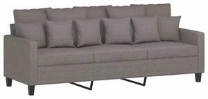 Sofa 3-osobowa, kolor taupe, 180 cm, tapicerowana tkaninÄ